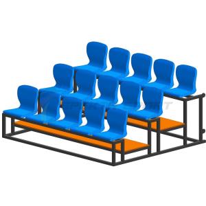 Купить Трибуна мобильная 3 ряда сиденья пластиковые на 15 мест в Кунгуре 