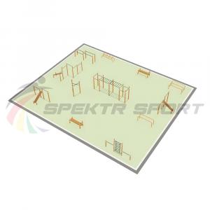 Купить Парковая площадка для Воркаут и WRK 2_76mm в Кунгуре 